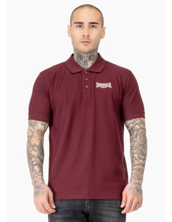 Lonsdale - Polo - Lion - Oxblood - @ No Borders
