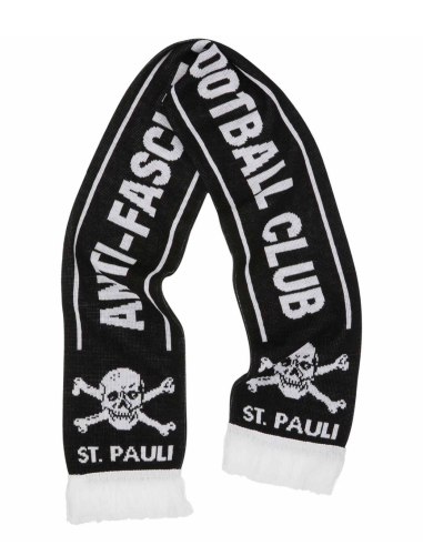 St. Pauli - Scarf - Anti-Fascist - Black