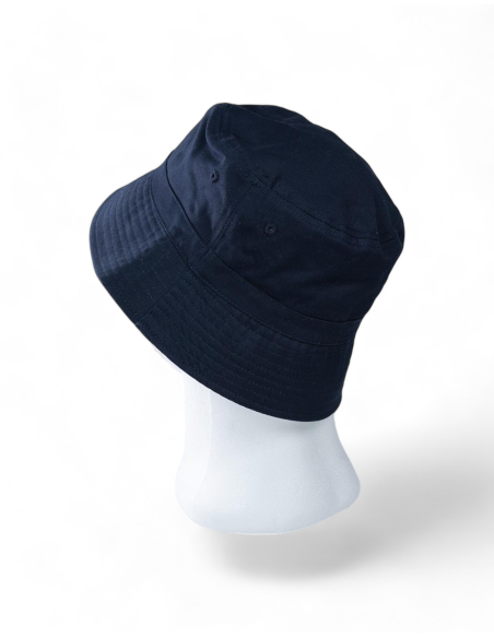 Bucket Hat - Navy Blue/White