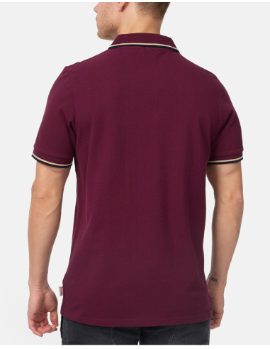 Lonsdale - Polo - Lion - Oxblood - @ No Borders