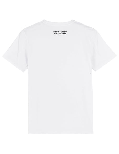 Good Night White Pride - No Borders - T-Shirt - Patch - White