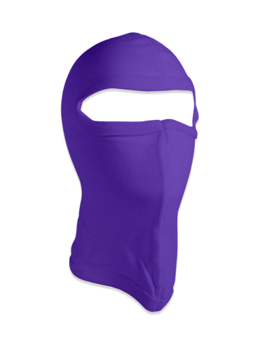 Balaclava - Cotton 1-Hole - Purple