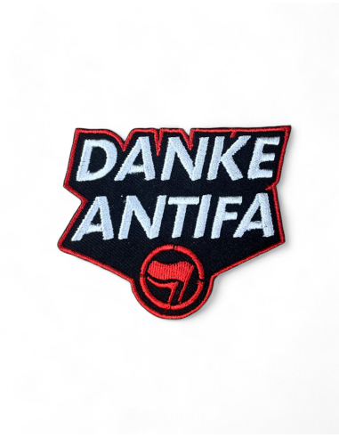 Danke Antifa - Patch - Schwarz / Rot