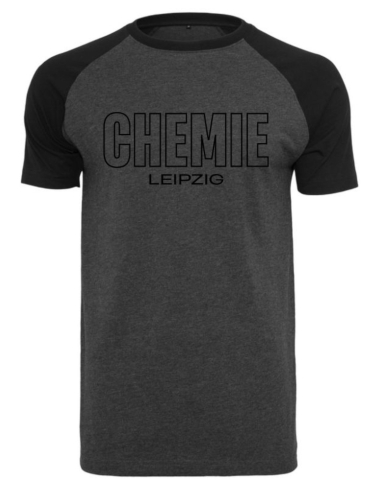 BSG Chemie Leipzig - T-Shirt - Raglan - Grau / Schwarz