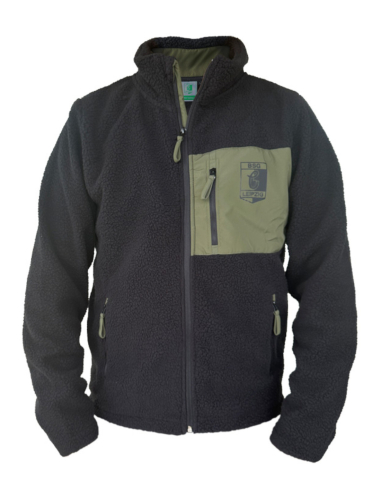 BSG Chemie Leipzig - Fleecejacke - Teddy - schwarz