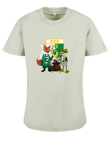 BSG Chemie Leipzig - T-Shirt - Leutzscher Waldtiere - Mintgrün