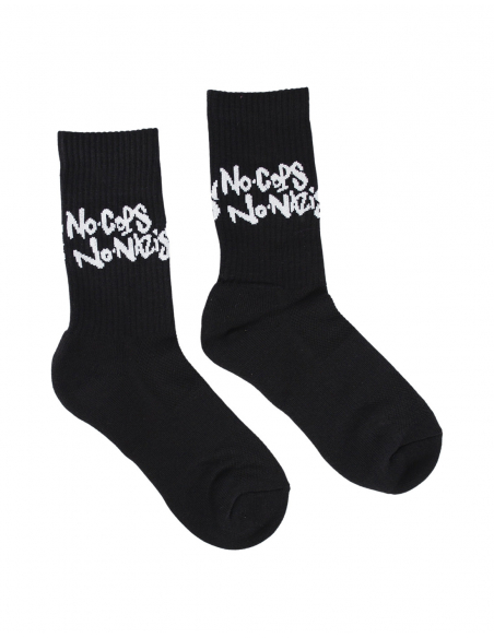 No Cops No Nazis - Mob Action - Socken - Black