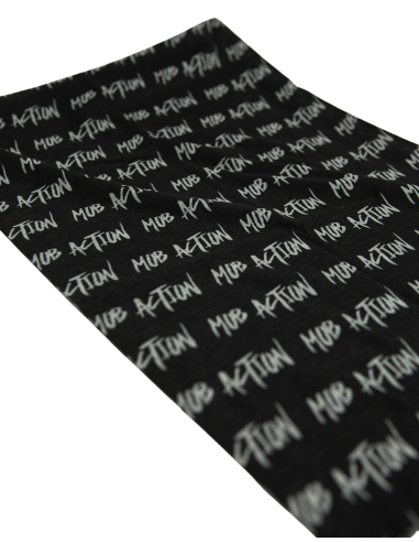 Tube scarf - Mob Action - Black - @ No Borders