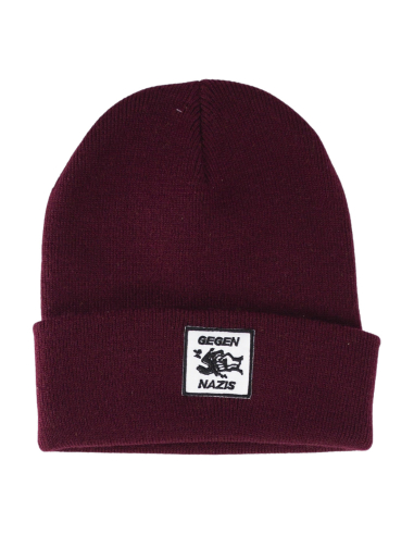 Gegen Nazis - Winter Hat - Burgundy