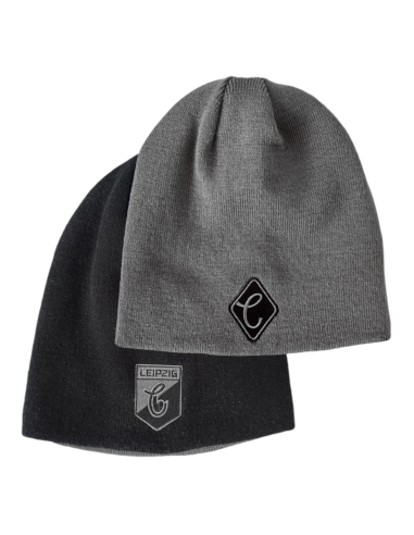 BSG Chemie Leipzig - Beanie - Reversible Hat - Black/Grey