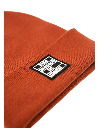 Kein Mensch ist illegal - Winter Hat - Orange Rust - @ No Borders