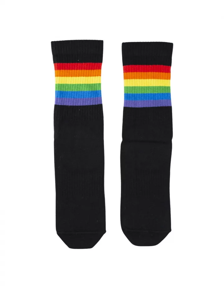 Pride / Rainbow - Sixblox - Socken - Black