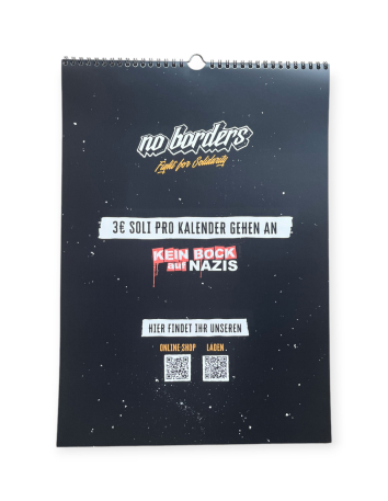 FCK AFD - No Borders - Socks - Black - @ No Borders