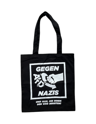 Gegen AfD Nazis - Bag - Black - @ No Borders