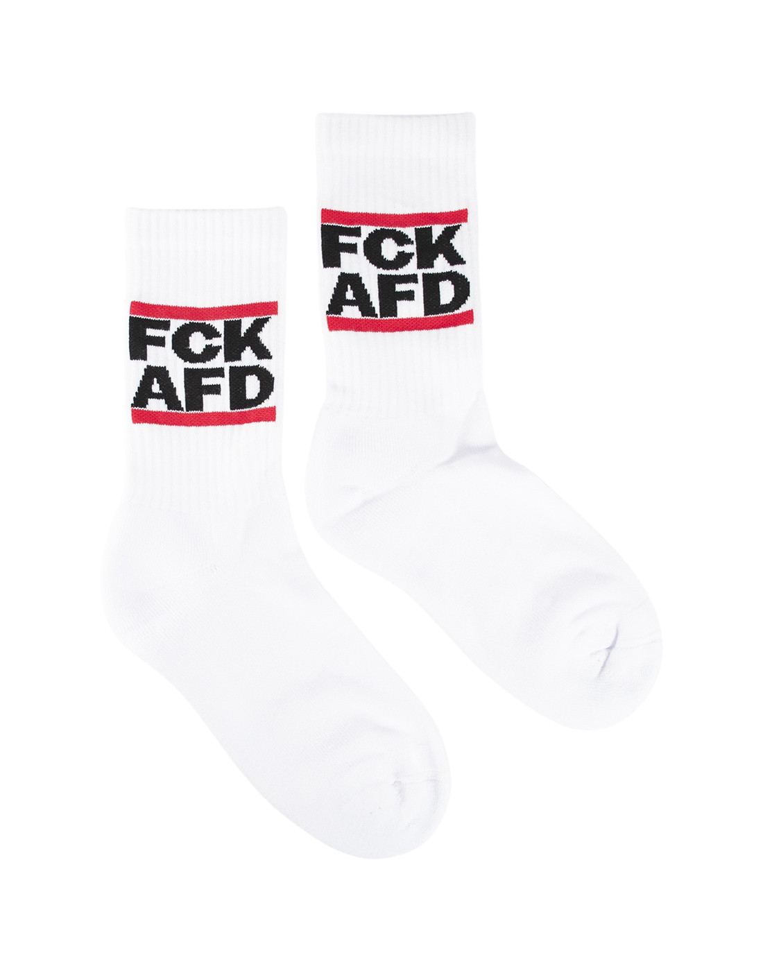 Buy FCK AFD - No Borders - Socks - White