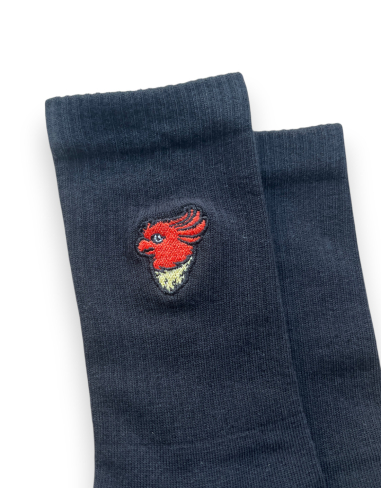No Borders Kakadu - Socken - Sticklogo - Schwarz - @ No Borders