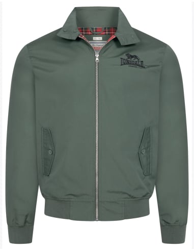 Lonsdale - Jacket - Classic Harrington - Olive green - @ No Borders