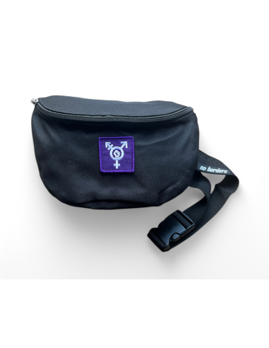 LGBTQ - Waist bag - Black - No Borders - @ No Borders