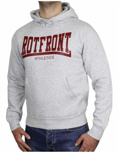 Rotfront - Hoodie - Grau - Less Talk - @ No Borders