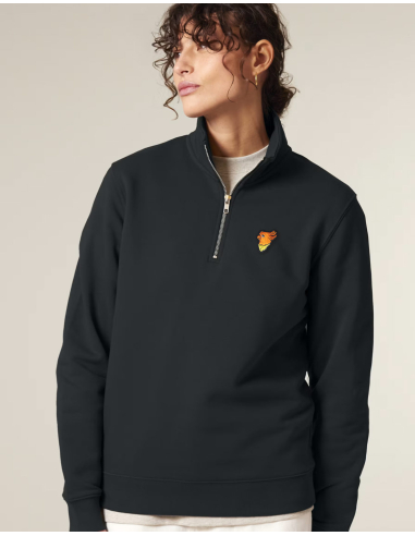 No Borders Kakadu - Half Zip - Schwarz - @ No Borders