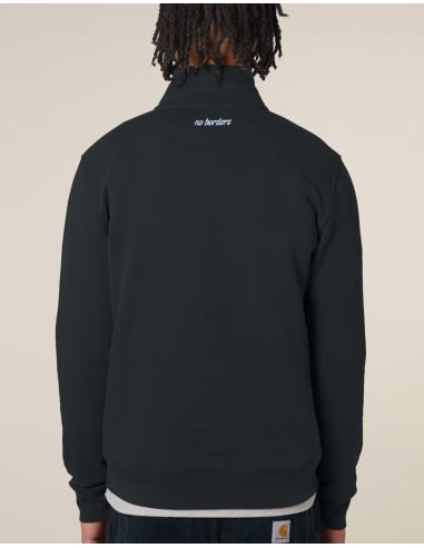 No Borders Kakadu - Half Zip - Schwarz - @ No Borders
