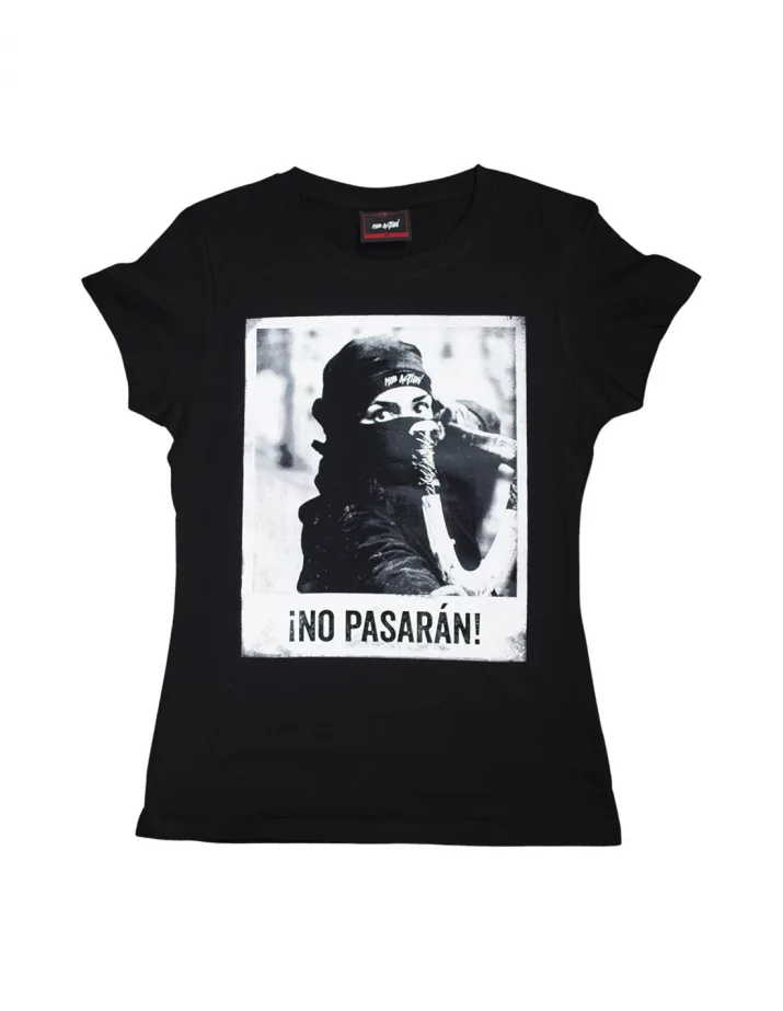 No Pasaran - Mob Action - T-Shirt tailliert - Black