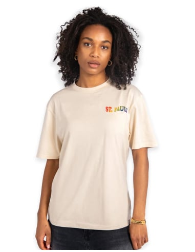 St. Pauli - T-shirt - No Place For - Rainbow - @ No Borders