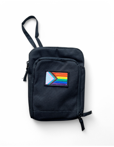 Progress Pride - Schultertasche - Schwarz