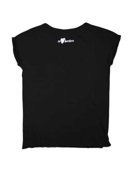 Antifaschistische Aktion - No Borders - T-Shirt tailliert -