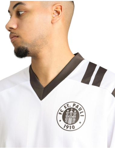 St. Pauli - Retrotrikot - Langarm - Logo - @ No Borders
