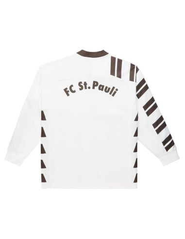 St. Pauli - Retrotrikot - Langarm - Logo - @ No Borders