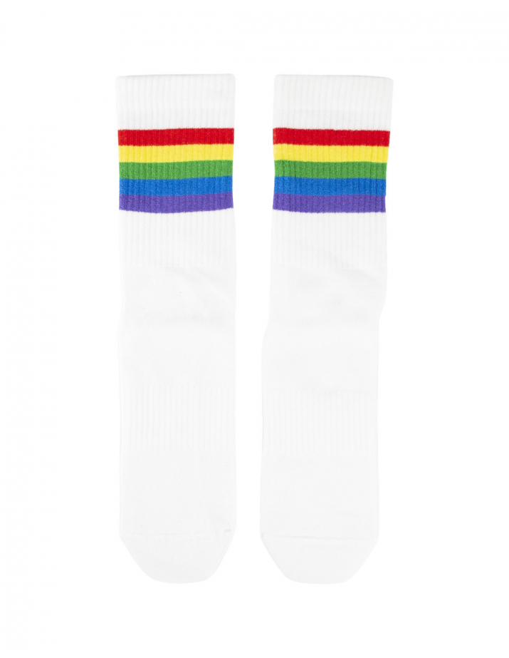 Pride / Rainbow - Sixblox - Socks - White