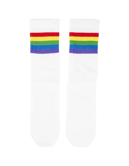 Pride / Rainbow - Sixblox - Socken - White