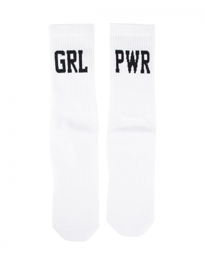 GRL PWR - Sixblox - Socks - White