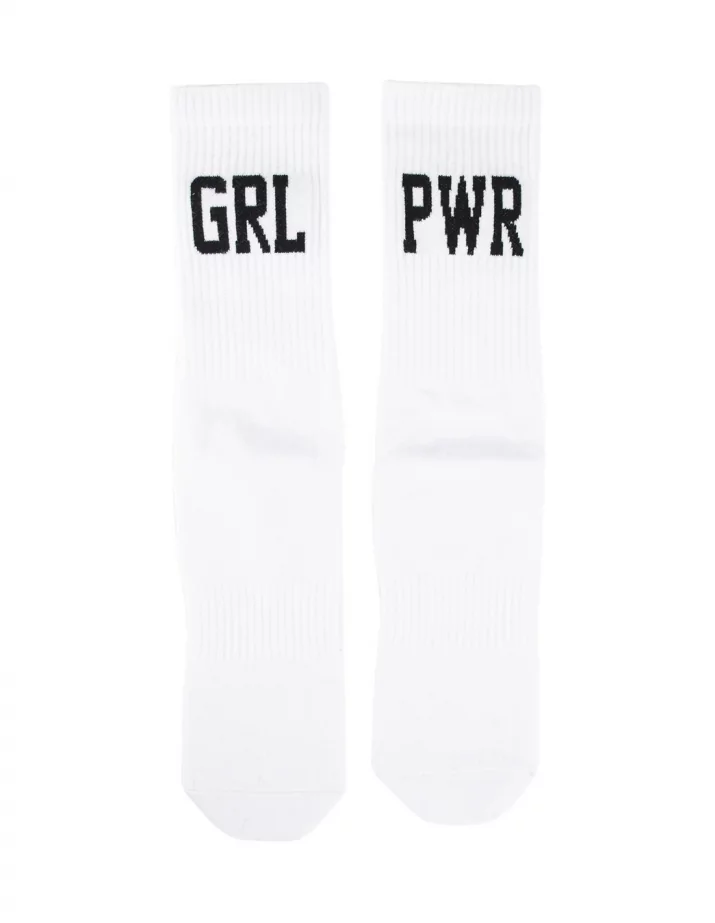 GRL PWR - Sixblox - Socks - White