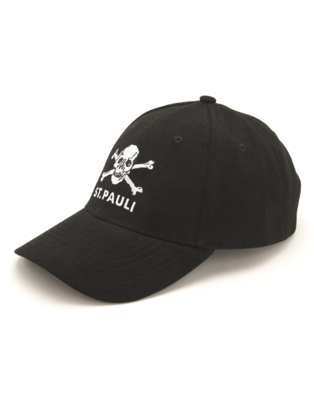 St. Pauli - Basecap - Totenkopf - schwarz