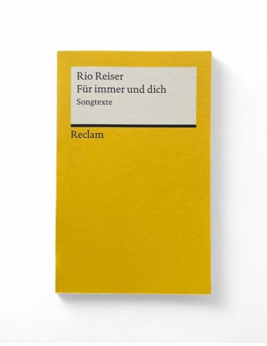 Rio Reiser - Für immer und dich - Songtexte - Buch