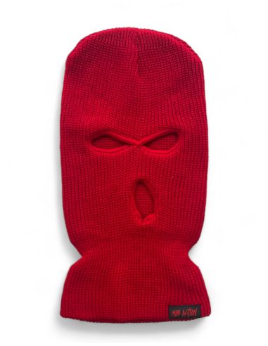 Mob Action - Balaclava 3-Hole - Red