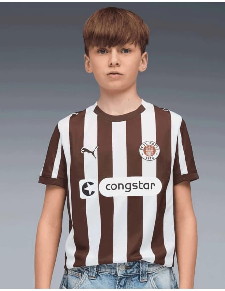 St. Pauli - Kinder Trikot - Heim 2025-26 - Puma - Model St. Pauli - Kinder Trikot - Heim 2025-26 - Puma - Model