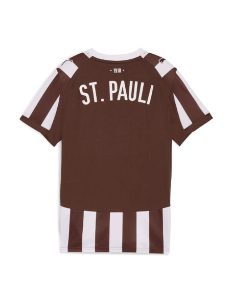 St. Pauli - Kinder Trikot - Heim 2025-26 - Puma - Rückseite St. Pauli - Kinder Trikot - Heim 2025-26 - Puma - Rückseite