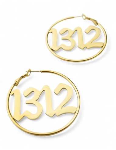 1312 - Ohrringe - Sixblox - Gold - @ No Borders