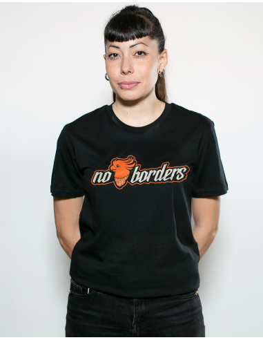 No Borders Kakadu - Logo - T-Shirt - Schwarz - @ No Borders