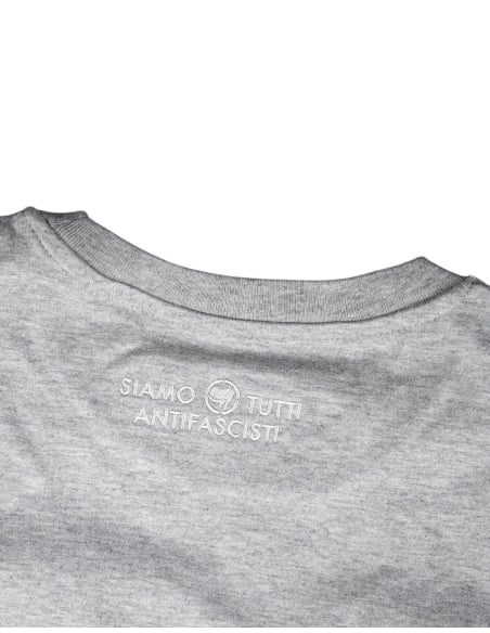 Siamo Tutti Antifascisti - No Borders - T-Shirt - Grey