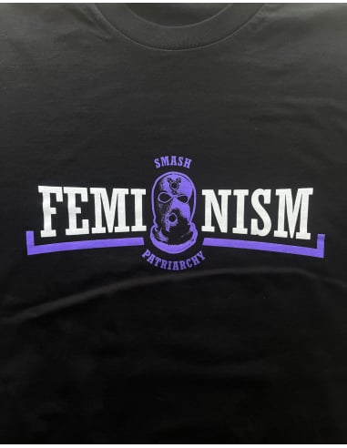 Feminism - T-Shirt - Mob Action - Schwarz - @ No Borders