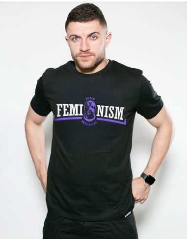 Feminism - T-Shirt - Mob Action - Schwarz - @ No Borders
