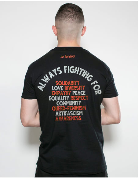 Always Fighting For - T-Shirt - Schwarz - Detail 2