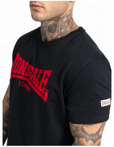 Lonsdale - T-Shirt - One Tone - Black - @ No Borders