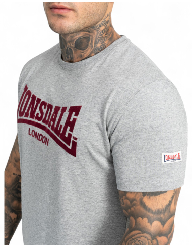 Lonsdale - T-Shirt - One Tone - Grey - @ No Borders
