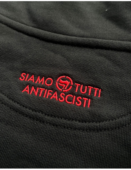 Siamo Tutti Antifascisti - Half Zip - Mob Action - Schwarz