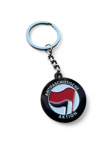 Schlüsselanhänger - Antifa - @ No Borders